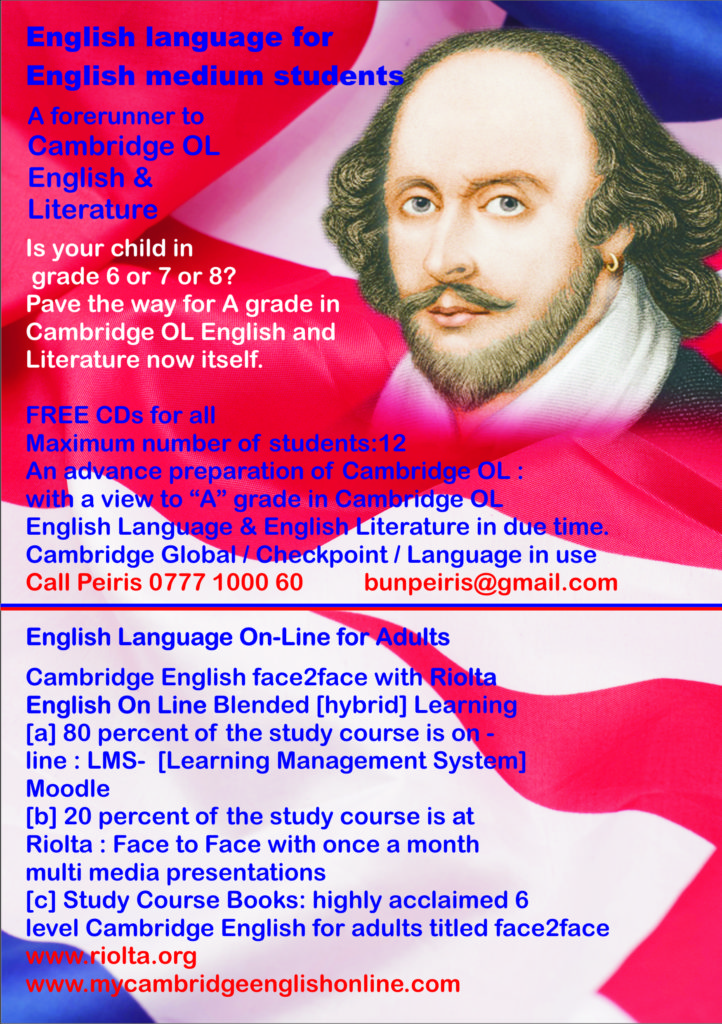 Tuition English Language Cambridge